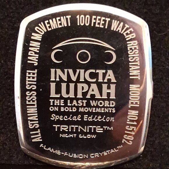 EUC Invicta Lupah Model 15192 Special Edition Men's Watch in Original Box - Picture 8 of 11